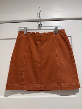 wild fable Rust Orange Mini A-Line Skirt
